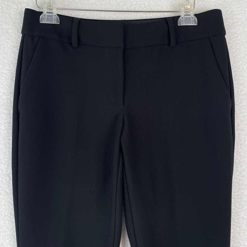 LOFT Curvy Slim Black Trousers Dress Pants Women Size 6 Professional Career